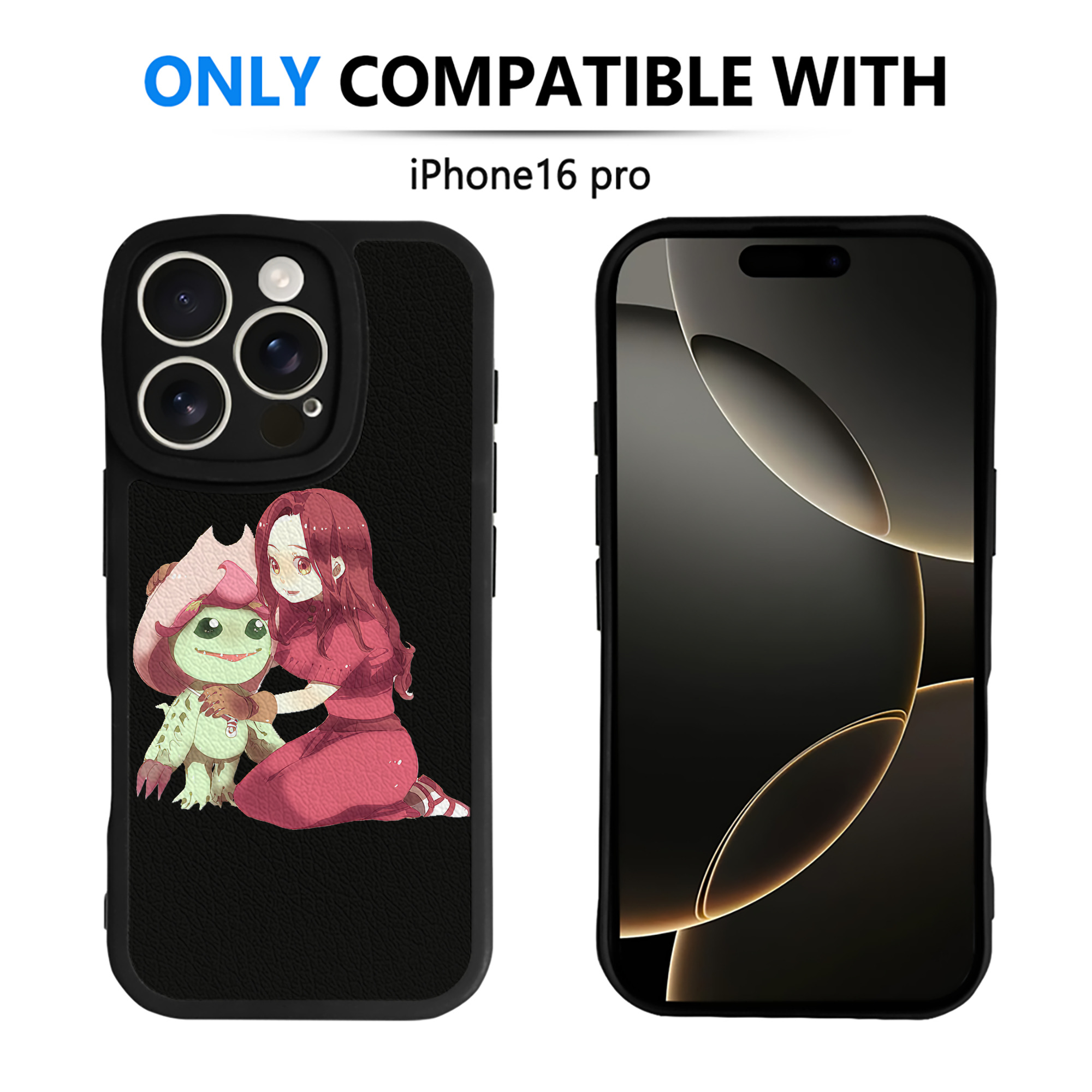 （画像用） Digimon デジタルモンスター/デジモン 【iPhone 16シリーズ対応】シリコンスマホケース（レザー調） 材質：シリコン